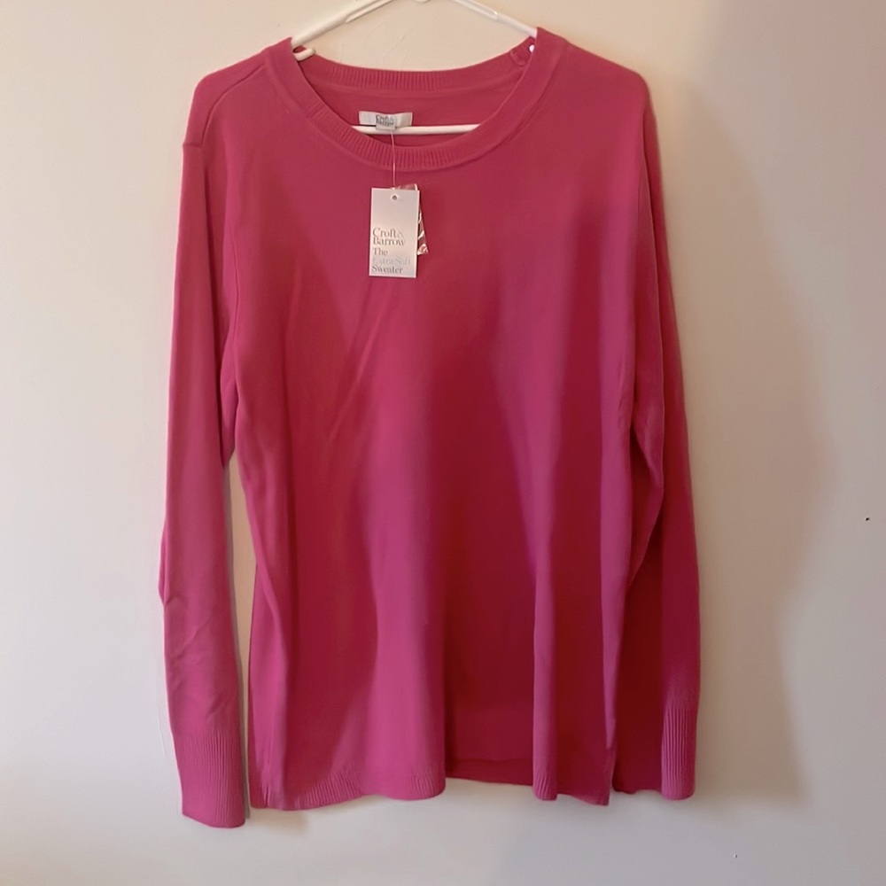 Hot Pink extra soft sweater